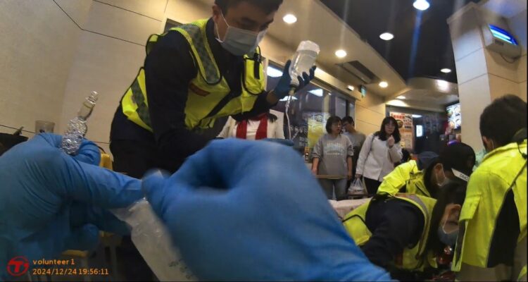 馬來西亞旅客台中市突發心臟停止-消防與醫療團隊聯手成功救回