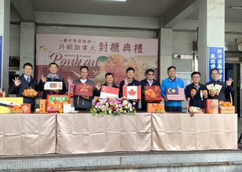 中市農業局推廣農產品外銷加拿大-封櫃啟運再創佳績