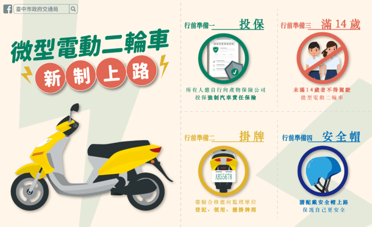 「微型電動二輪車」違規停放-中市制定自治條例執行移置保管