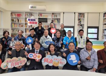 中市學校閱讀力再精進-福科國中社區共讀站揭牌啟用