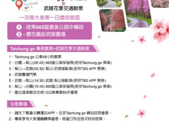 2025-taichung-go套票×武陵花季交通聯票-中市交通局：48小時內公車坐免驚