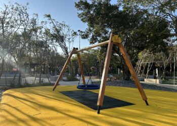 烏日區榮泉公園全新升級！原木自然遊戲場正式登場