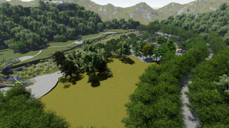 大樹依舊留存綠意!-鰲峰山谷溜遊戲場為「清水生活圈」注入新活力