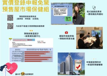 豐原地所「預售屋市場保健組」創新服務-市場透明移居台中更幸福