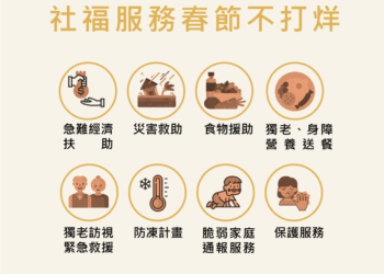 蛇現幸福添溫暖-台中低收入戶春節慰問金今入帳