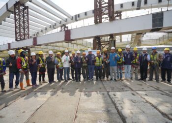 甲埔大道工程即將完工！中市建設局長視察慰勞團隊戮力如期如質