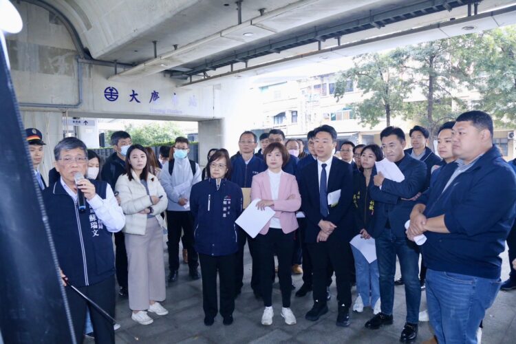 立院考察山線鐵路高架化審議進程-賴副市長：盼中央儘速核定並給予更高補助