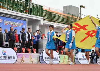 台中市中等學校運動會開幕-田徑、游泳賽事接續登場