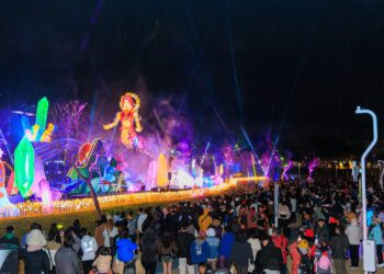2025中台灣元宵燈會16天吸引破500萬參觀人次-鄭副市長:祝市民蛇年越來越順利
