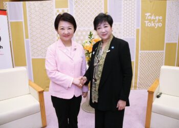 城市外交歷史性一刻!盧市長、小池知事「雙女性首長」會晤-互勉幸福城市再創佳績