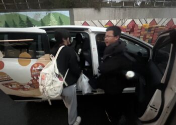 市民即家人！梨山幸福巴士穿越冰雹瀑布-完成護送居民超級任務