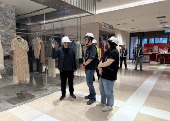新光三越開放取物提前完成-中市府籲速改善外牆附掛物及整體修復
