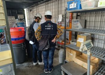 中市府首波大型用氣餐飲業稽查-4業者廚房環境標示缺失-現場勸導改善
