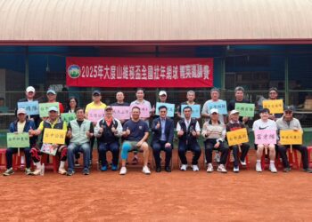 全國壯年網球菁英齊聚台中-「2025大度山維崧盃」熱血開戰