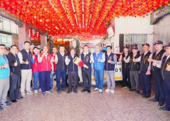 守望相助、感謝有你　中市府補助汰換北屯新平里守望相助隊車