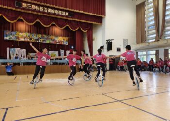 中市第三屆特教盃獨輪車邀請賽開跑-特教生與一般生同場競技