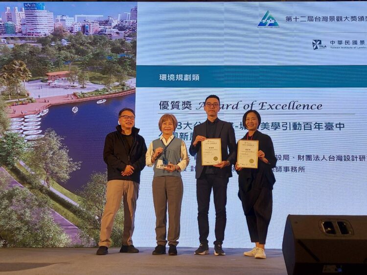 卓越景觀設計廣獲各界肯定！-中市建設局奪4項台灣景觀大獎