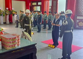 傳承愛國精神！-中市軍人忠靈祠春祭-民政局長主祭緬懷忠烈英靈