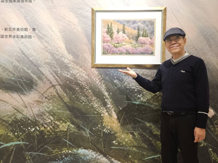 擁有神筆的光影魔術師！台灣水彩界阿標哥70歲大展於大墩文化中心亮相