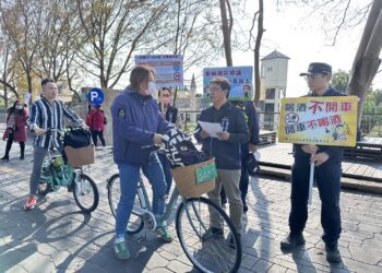 中市府辦理東豐及后豐鐵馬道聯合稽查　觀旅局：禁行微型電動二輪車-違者將依法開罰
