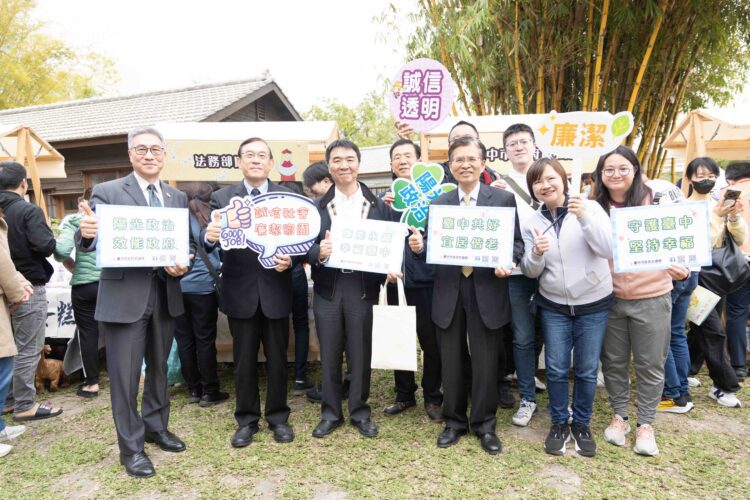 中市政風處與最高檢察署於國漫館攜手-以行動劇宣導反詐