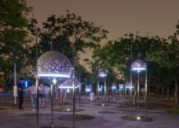 水湳公共藝術《島球訊號》獲國際金獎殊榮！-文化局：推動城市美學受國際肯定