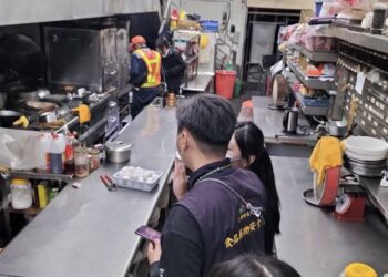 中市府大型用氣餐飲業稽查- 查獲4家業者廚房環境及設備缺失已勸導改善