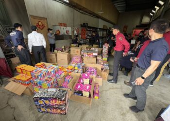 落實公共安全-中市消防局查獲違規爆竹煙火