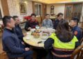 維護治安春節期間不打烊 北斗分局長準備年菜與員警圍爐