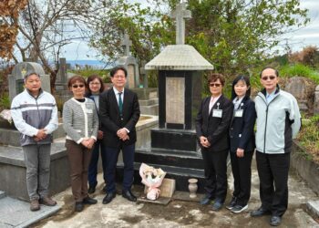 彰基為宣教師掃墓 緬懷先人佳美腳蹤