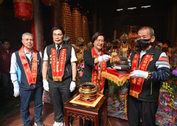 影音/彰化縣媽祖祈福文化節盛大登場 13尊媽祖齊聚枋橋頭天門宮祈福