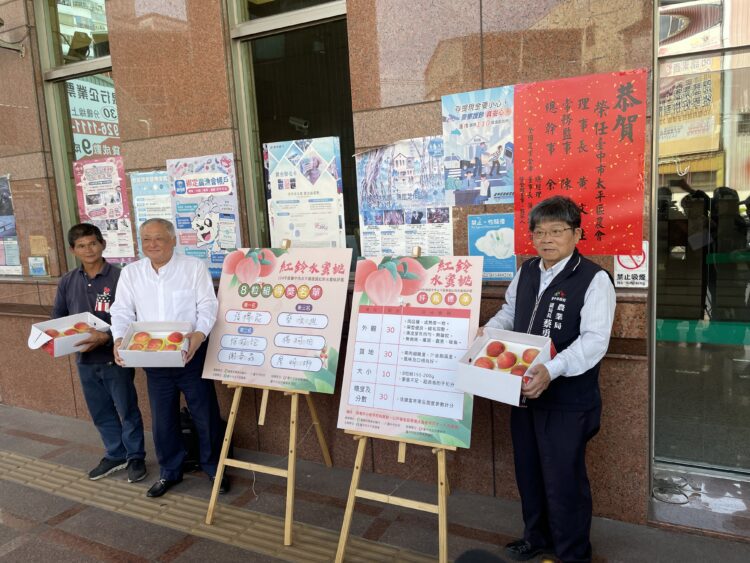 台中太平區優質水蜜桃果品評鑑競賽-農友張博能勇奪平地水蜜桃達人