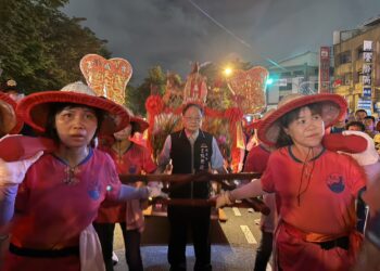 旱溪媽祖遶境十八庄圓滿成功-民政局長恭迎安座-祈求國泰民安