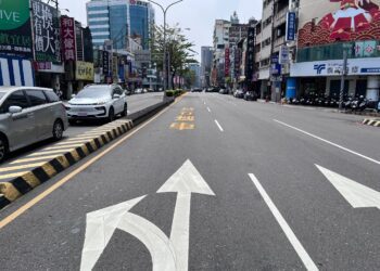 中市中清路車道優化-交通局改善駕駛視線提升通行效率