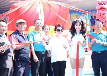 歡慶僑泰高中55週年校慶-盧市長與李多慧同揭幕肯定辦學績優：祝賀校運昌隆！