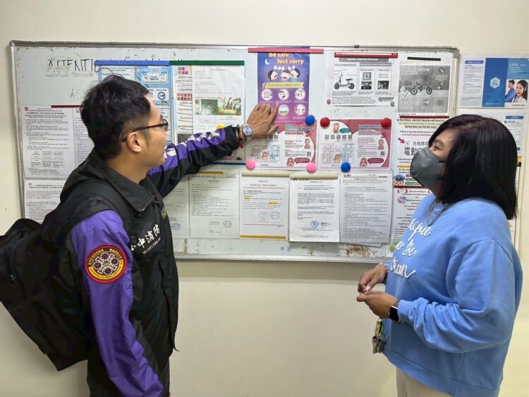 強化宣導-中市消防局多國語言宣導防火災