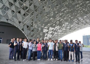 中市議會見證水湳重大建設成果！-都建水委員會實地參訪綠美圖、國際會展中心