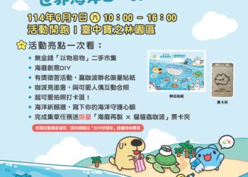 海廢華麗變身！中市環保局攜手「貓貓蟲咖波」打造限量票卡夾-傳遞永續新潮流