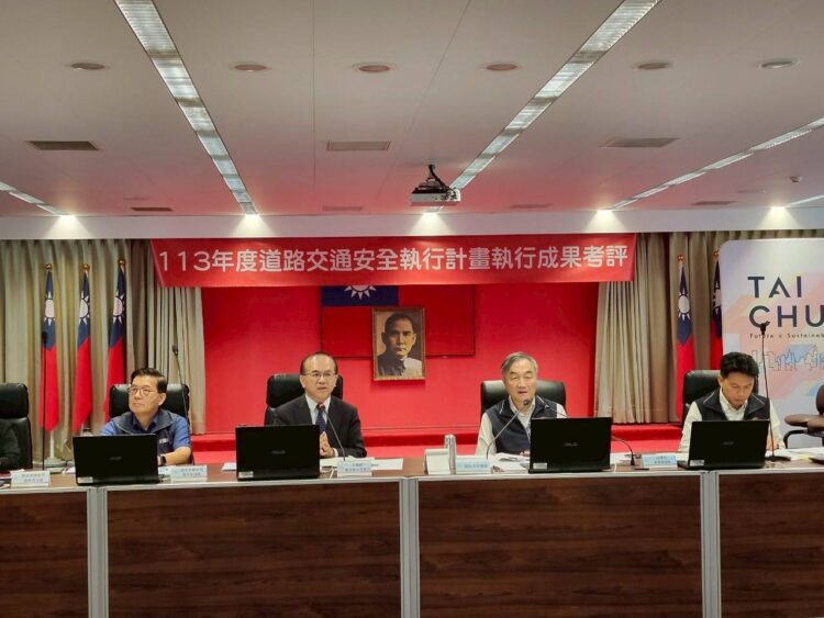 交通部考評台中道安-黃副市長：降低事故死亡人數防制成效六都第一