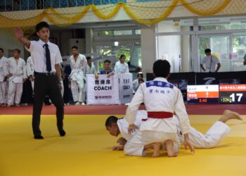 奧運國手楊勇緯當裁判-台中議長盃柔道錦標賽好手如雲