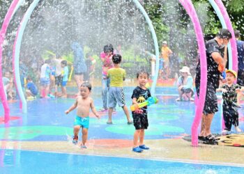潭雅神綠園道戲水季來了！中市觀旅局邀親子同樂、清涼一夏