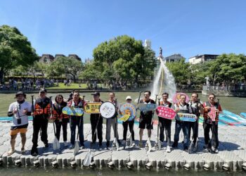享受台中運動生活！豐原葫蘆墩sup體驗首度開放親子與毛小孩共划