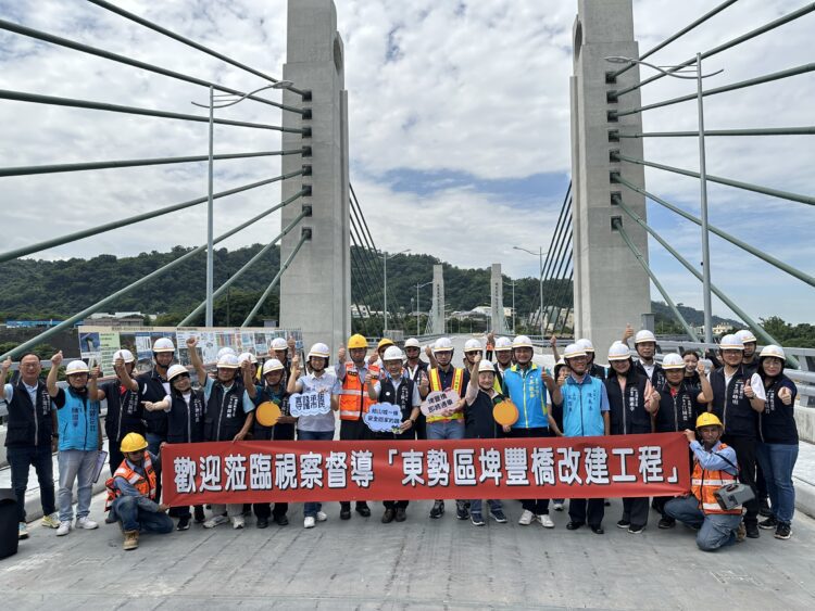 東勢區埤豐橋改建完工倒數！-建設局長驚喜預告：8月底提前通車