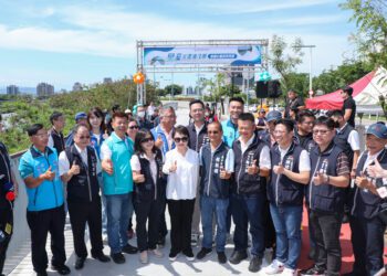 邁向「百條自行車道」里程碑！旱溪水環境改善計畫啟用-盧市長讚：打造人車分道安全新環境