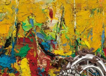 2025「耳順之年.形色花甲」-游守中油畫、雕塑、陶藝、複合媒材鐵雕、公共藝術造景創作個展