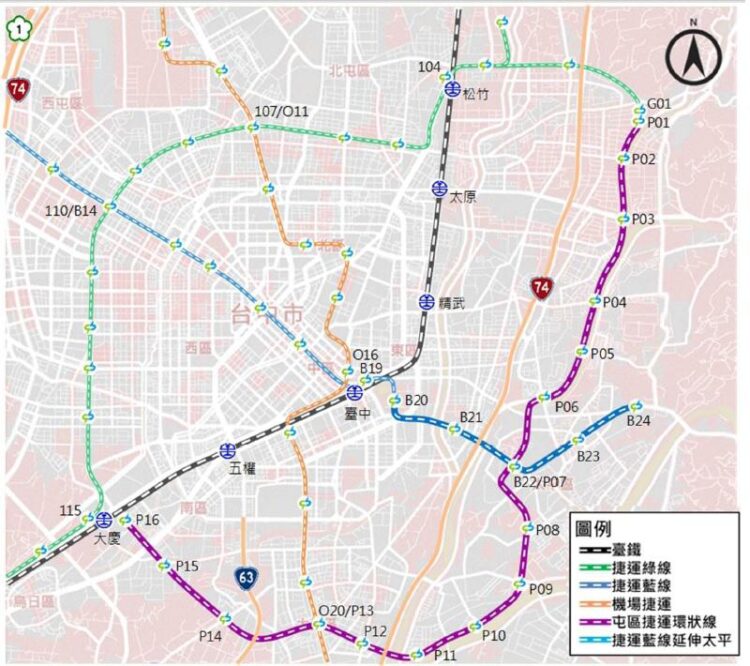 催進都市軌道現代化　中市捷工局：山海線、紫線7月再送交通部