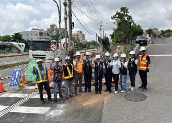 颱風逼近仍不停工！中市建設局長視察台灣大道排水工程及沙鹿易淹熱點　強化防洪系統韌性