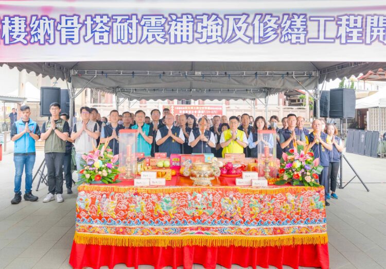 斥資近千萬！中市梧棲納骨塔啟動耐震補強-民政局長：強化殯葬設施安全品質