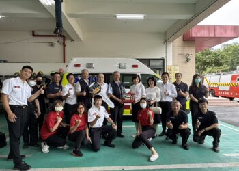 助力消防救護-寶禎建設捐贈救護車與器材提升市民安全
