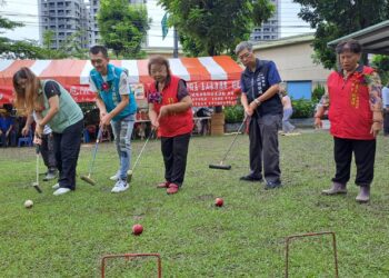 91歲阿祖也上場！全國老人金槌盃槌球賽-大里熱鬧開打